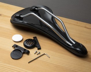 Laut Bike Tag Saddle Mount - rowerowy uchwyt do AirTag do montażu pod siodełkiem (black)