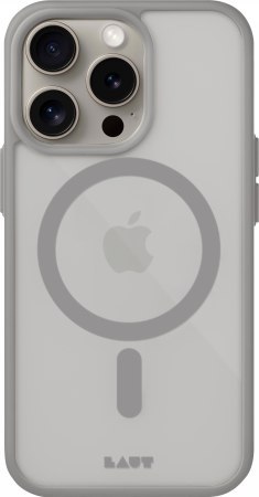 Laut Huex Protect - obudowa ochronna do iPhone 15 Pro Max kompatybilna z MagSafe (grey)