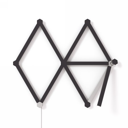 Nanoleaf Lines 60 degrees Skin - nakładka na listwy świetlne 60 stopni (9 sztuk) (black-matte) [eol]