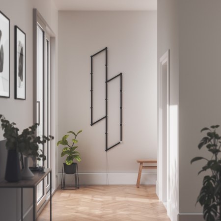 Nanoleaf Lines 60 degrees Skin - nakładka na listwy świetlne 60 stopni (9 sztuk) (black-matte) [eol]