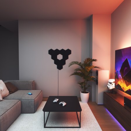 Nanoleaf Shapes Hexagons Expansion Pack - dodatkowe panele świetlne (3 panele świetlne) (black) [na zamówienie]