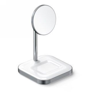 Satechi Magnetic 2in1 - stojąca ładowarka magnetyczna do dwóch urządzeń kompatybilna z ładowaniem MagSafe (space gray) [eol]