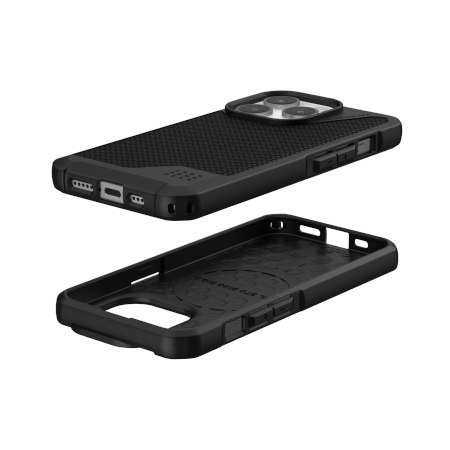 UAG Metropolis LT Magsafe - obudowa ochronna do iPhone 15 Pro kompatybilna z MagSafe (kevlar black)