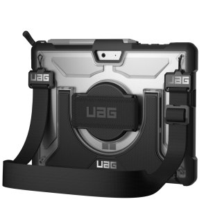 UAG Plasma- obudowa ochronna z wbudowaną podstawką oraz paskiem na dłoń i ramię do Microsoft Surface Go 1/2/3/4 G (ice) [mto]