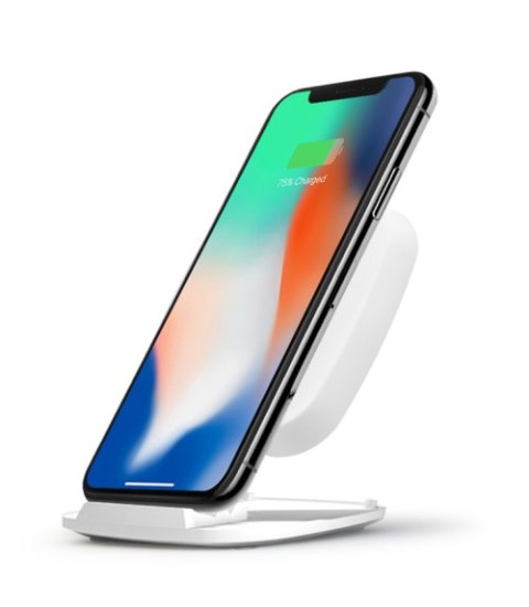 ZENS Fast Wireless Charger Stand - stojąca ładowarka bezprzewodowa 10W (white)