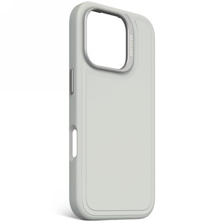 Decoded AntiMicrobial Silicone Stacks Backcover - silikonowa obudowa ochronna do iPhone 16 Pro kompatybilna z MagSafe (stone gra