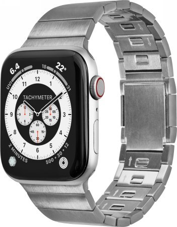Laut LINK 2.0 - bransoleta do Apple Watch 44mm-49mm (Apple Watch 4-11, SE 1-3, Ultra 1-3) (silver)