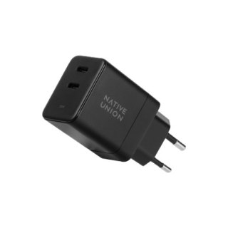 Native Union Fast GaN Charger - ładowarka 35W PD, 2x USB-C (black)