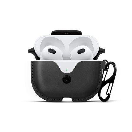 Twelve South AirSnap - skórzane etui ochronne do AirPods 3 (black)