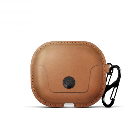 Twelve South AirSnap - skórzane etui ochronne do AirPods 3 (cognac)
