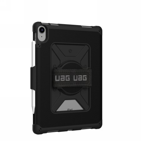 UAG Metropolis HS - obudowa ochronna z uchwytem do Apple Pencil i uchwytem na dłoń do iPad 10.9" 10 generacja / 11" (A16) (black
