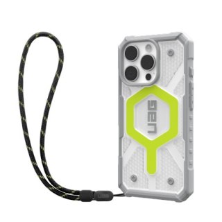 UAG Pathfinder Clear Magsafe Bundle - obudowa ochronna do iPhone 16 Pro kompatybilna z MagSafe oraz smycz na telefon (active neo