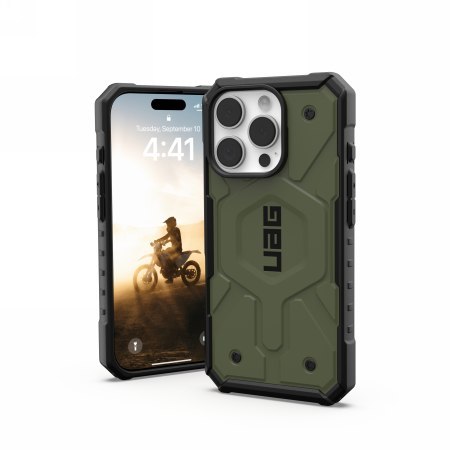 UAG Pathfinder Magsafe - obudowa ochronna do iPhone 16 Pro kompatybilna z MagSafe (olive) [mto]