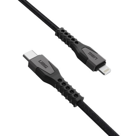 UAG Rugged Cable - kabel USB-C - lightning 30W, 1,5 m (black/gray)