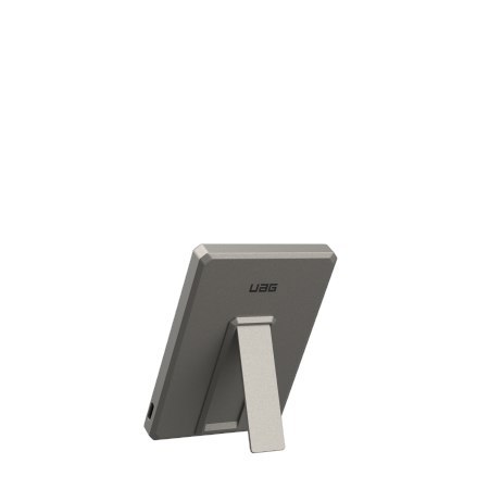 UAG Ultra Slim 5K - powerbank 5000 mAh z podstawką, ładowanie bezprzewodowe 10W, kompatybilny z MagSafe, kabel w zestawie (titan