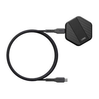 UAG Wireless Charger - bezprzewodowa ładowarka 15W z podstawką, kompatybilna z MagSafe (black / carbon fiber) [mto]