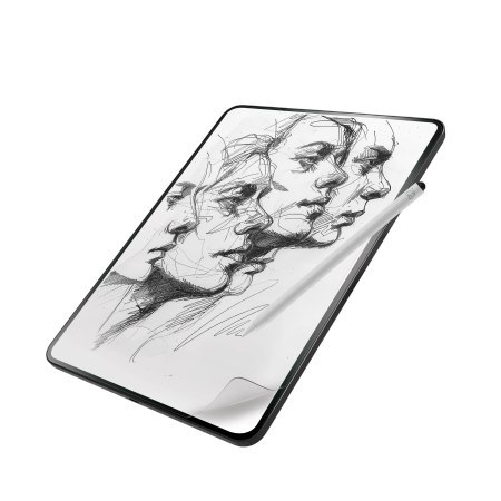 ZAGG InvisibleShield Fusion Canvas - antybakteryjna folia ochronna imitująca papier do iPad Air 13" M2 (2024) / M3 (2025)