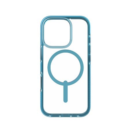 ZAGG Santa Cruz Snap - obudowa ochronna do iPhone 16 Pro kompatybilna z MagSafe (retro blue)