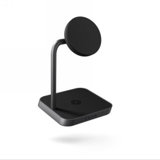 ZENS Office Charger 2 - magnetyczna ładowarka bezprzewodowa Qi15W do dwóch urządzeń (black)
