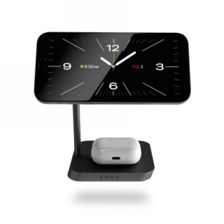 ZENS Office Charger 2 - magnetyczna ładowarka bezprzewodowa Qi15W do dwóch urządzeń (black)
