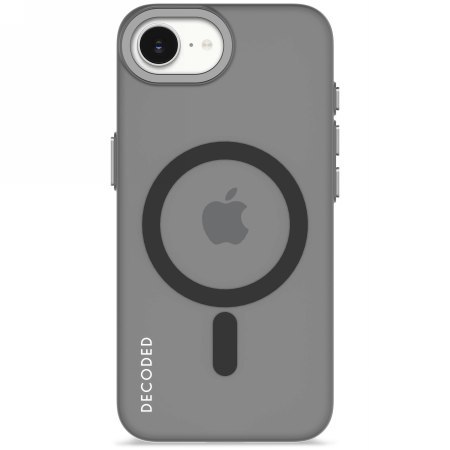 Decoded Silicone Backcover - silikonowa obudowa ochronna do iPhone 16e / 17e kompatybilna z MagSafe (frosted black)