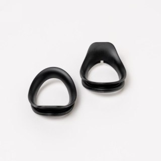 FORM eye seal extended - silikonowa uszczelka do Smart Swim 2, 2szt. (black)