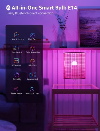 Lepro BP1 AI Smart Bulb E14 - inteligenta żarówka E14