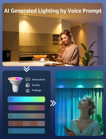 Lepro BP1 AI Smart Bulb GU10 - inteligentne żarówki GU10 (4szt)