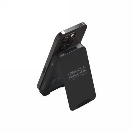 Mophie Snap+ Powerstation Mini Stand Red Bull Racing - magnetyczny powerbank 5000 mAh z podstawką kompatybilny z MagSafe (1x por