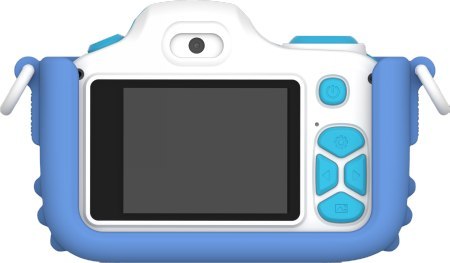 MyFirst Camera 3 - aparat cyfrowy dla dzieci z gumowym etui ochronnym, ekranem 2" IPS, rozdzielczości 16MP i dwoma obiektywami (