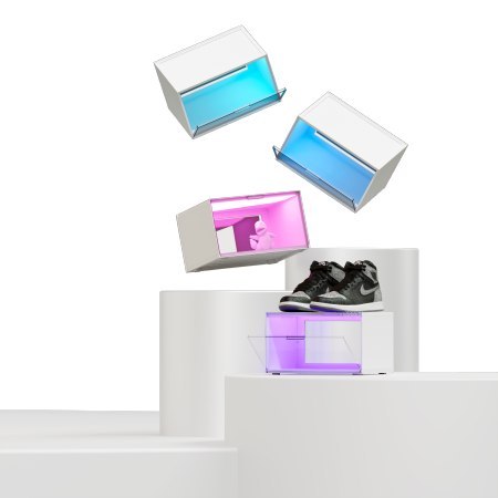 Nanoleaf x Fantaqi EXPO Smart LED Display Case Starter Pack - witryna z podświetleniem LED 38cm x 29cm x 22cm (4 sztuki)