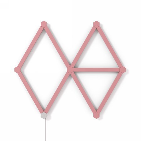 Nanoleaf Lines 60 degrees Skin - nakładka na listwy świetlne 60 stopni (9 sztuk) (pink-matte) [eol]