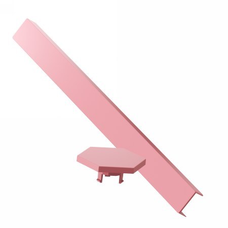 Nanoleaf Lines 60 degrees Skin - nakładka na listwy świetlne 60 stopni (9 sztuk) (pink-matte) [eol]