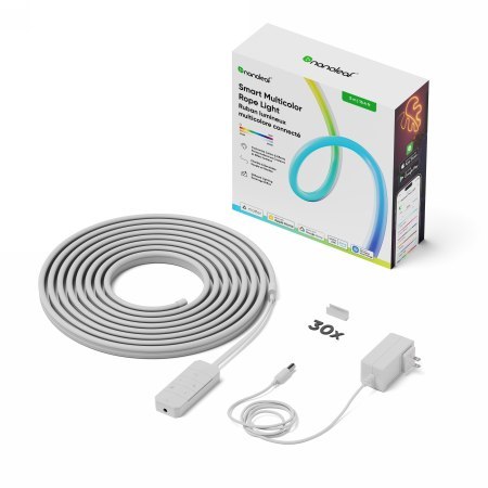 Nanoleaf Smart Multicolour Rope Light - elastyczna, inteligentna, neonowa listwa LED 5 m