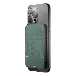 Native Union (Re)Classic Qi2 Power Bank - magnetyczny powerbank 5000 mAh kompatybilny z MagSafe i Qi2, kabel USB-C - USB-C 15 cm