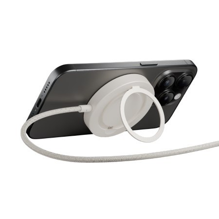 Native Union SnapStand Qi2 Wireless Charger - bezprzewodowa ładowarka Qi2 15W z podstawką kompatybilna z MagSafe (sandstone)