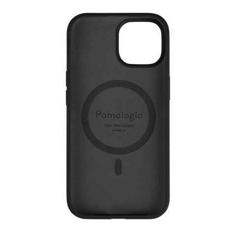 Pomologic CoverCase - silikonowa obudowa ochronna do iPhone 15 kompatybilna z MagSafe (black)