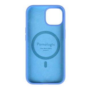 Pomologic CoverCase - silikonowa obudowa ochronna do iPhone 15 kompatybilna z MagSafe (blue)