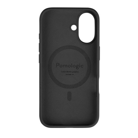 Pomologic CoverCase - silikonowa obudowa ochronna do iPhone 16 kompatybilna z MagSafe (black)