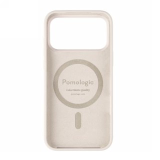 Pomologic CoverCase - silikonowa obudowa ochronna do iPhone 18 Pro Max / 17 Pro Max kompatybilna z MagSafe (ivory)