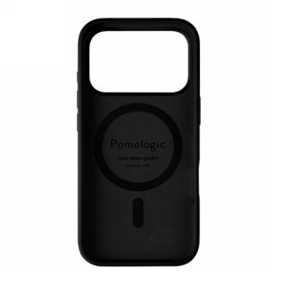 Pomologic CoverCase - silikonowa obudowa ochronna do iPhone 18 Pro / 17 Pro kompatybilna z MagSafe (black)