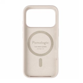 Pomologic CoverCase - silikonowa obudowa ochronna do iPhone 18 Pro / 17 Pro kompatybilna z MagSafe (ivory)