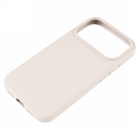 Pomologic CoverCase - silikonowa obudowa ochronna do iPhone 18 Pro / 17 Pro kompatybilna z MagSafe (ivory)