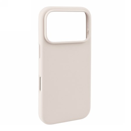 Pomologic CoverCase - silikonowa obudowa ochronna do iPhone 18 Pro / 17 Pro kompatybilna z MagSafe (ivory)