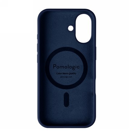 Pomologic CoverCase - silikonowa obudowa ochronna do iPhone 17 kompatybilna z MagSafe (navy)