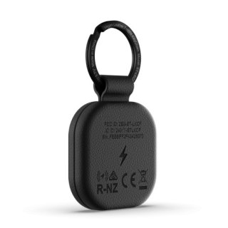 Satechi FindAll Keychain - brelok ze skóry wegańskiej z lokalizatorem kompatybilny z Apple Find My (black)