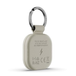 Satechi FindAll Keychain - brelok ze skóry wegańskiej z lokalizatorem kompatybilny z Apple Find My (sand)