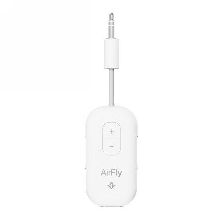 Twelve South AirFly Pro 2 - adapter Bluetooth do wejścia 3,5mm jack kompatybilny z AirPods i innymi słuchawkami Bluetooth, do 2 