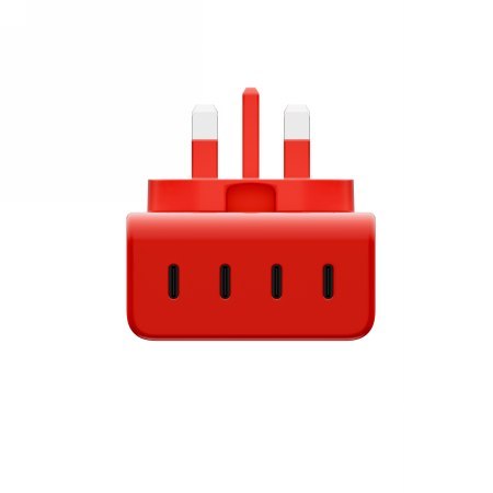 Twelve South PlugBug 120 travel - ładowarka sieciowa 120W PD, 4x USB-C kompatybilna z Apple Find My (wtyczki EU, UK, US, KR, AU 