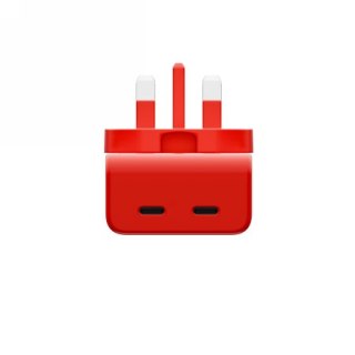 Twelve South PlugBug 50 travel - ładowarka sieciowa 50W PD, 2x USB-C kompatybilna z Apple Find My (wtyczki EU, UK, US, KR, AU or